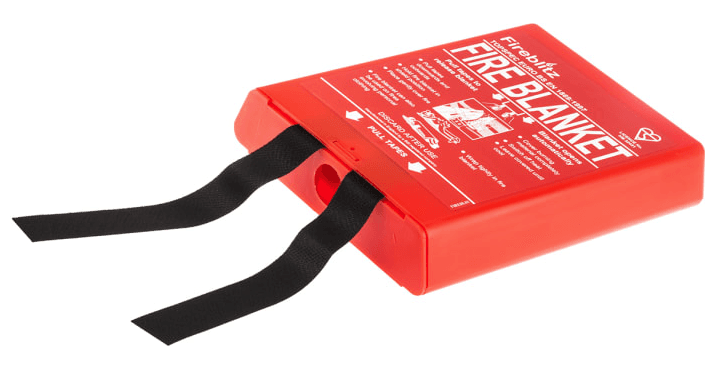 Fire Blanket 1 x 1 metre - Hard Case
