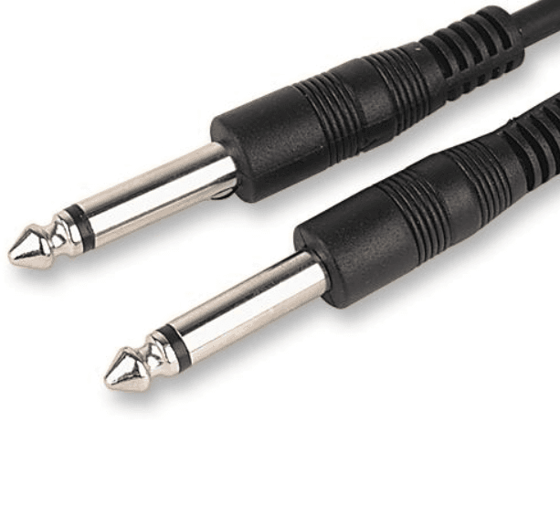 1.8m 6.35m Mono Cable with connection Adapter for Nurse Call