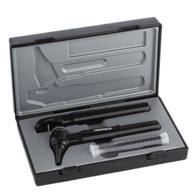 e-scope F.O. Otoscope/Ophthalmoscope LED 3.7 V, Black in Case