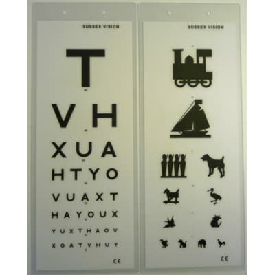 Sussex 3M Laminated Test Type TVH/Child Pics