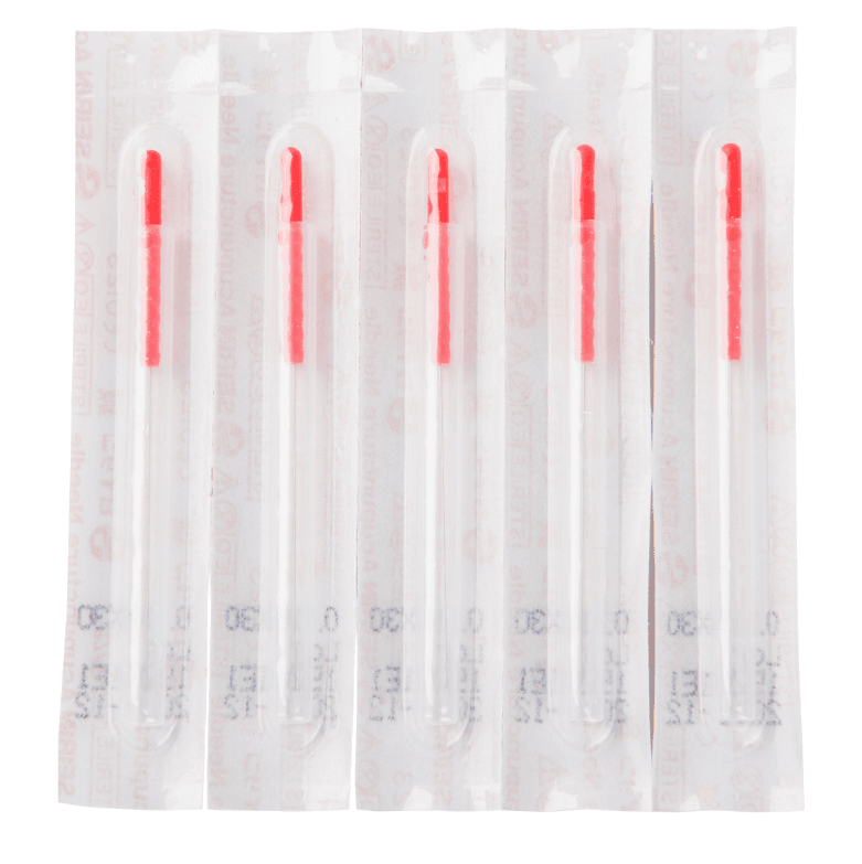 SEIRIN Acupuncture Needle B No. 1 Red 0.16 x 15mm (100)