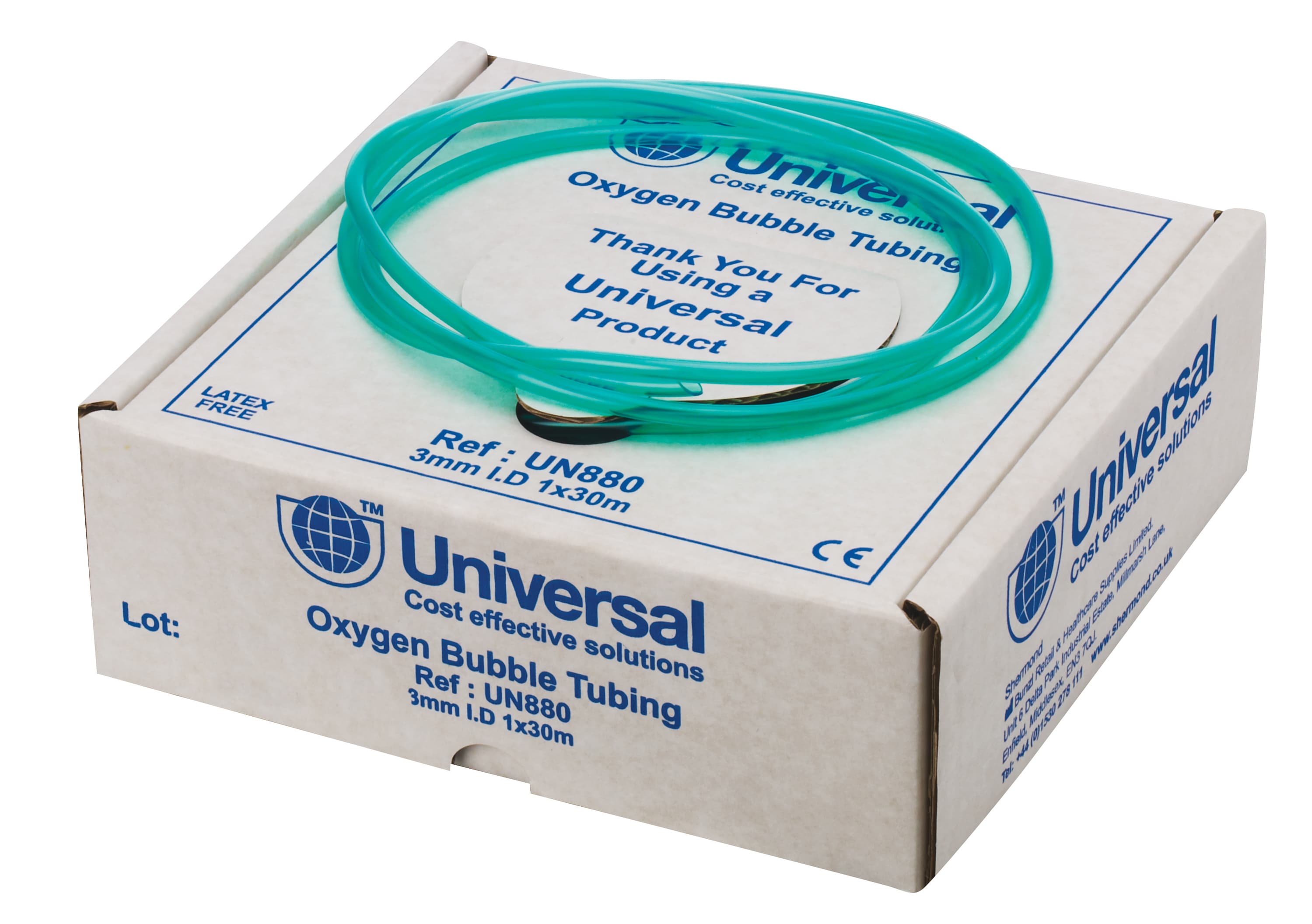 Oxygen Bubble Tubing in Dispensing Box (1 x 30m)